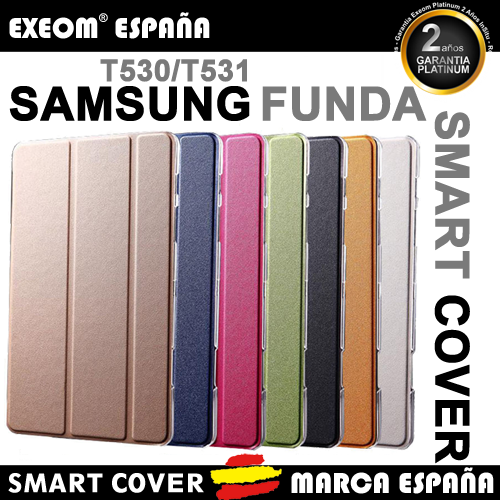 Funda para Exeom® SmartCover Samsung T530/T531 Smart Cover Colores